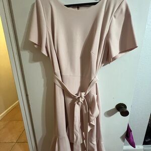 Calvin Klein Soft Pink Midi Dress